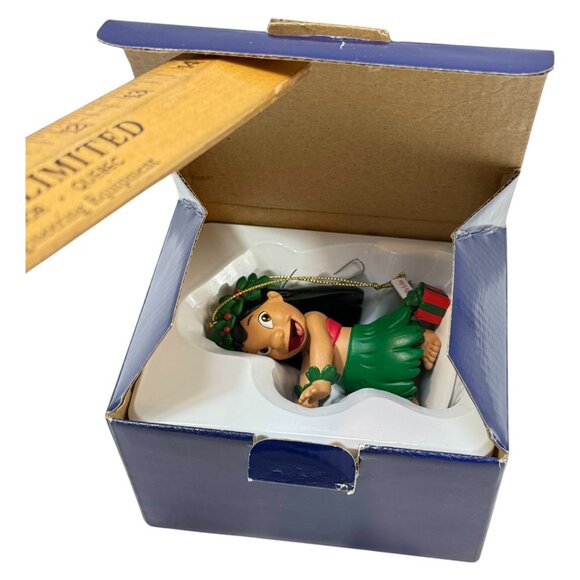 Lilo Hula Ornament Presidents Edition Disney Scholastic Decoration Lilo w Box - Picture 5 of 11